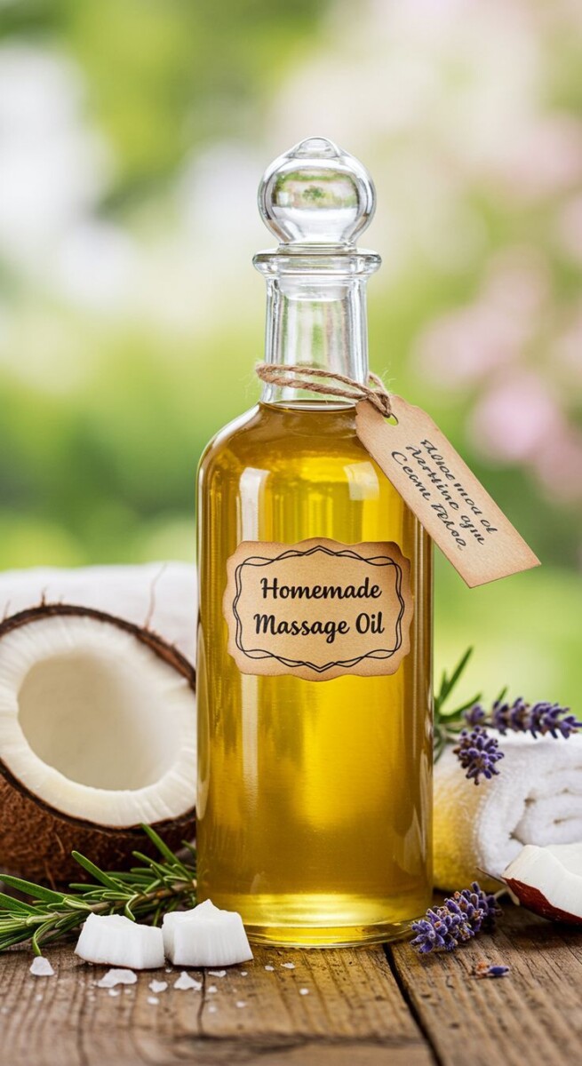 Huile essentielle massage