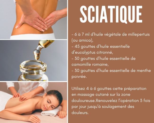 Huile essentielle massage